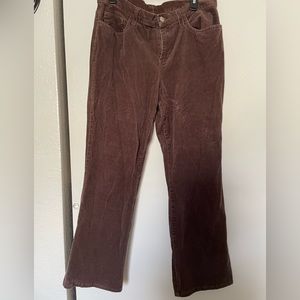 Brown corduroy pants | sonoma
